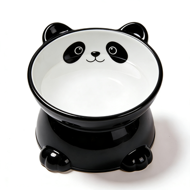Panda Elevated Pet Bowl