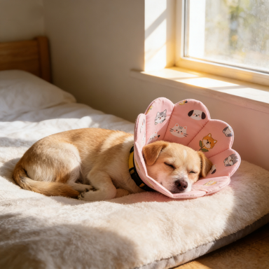 Flower-Shaped Soft Pet Elizabethan Collar