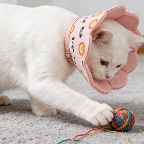 Flower Shape Durable & Cute Pet Recovery Cone