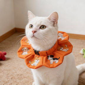 Flower-Shaped Soft Pet Recovery Collar